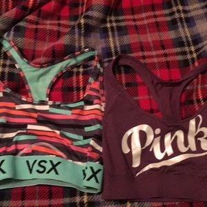 Two PINK Sports Bras